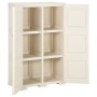 Vanila Ice wood design plastic wardrobe 79x43x125 cm by vidaXL, Lockers and storage cabinets - Ref: Foro24-340591, Price: 125...