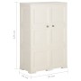 Vanila Ice wood design plastic wardrobe 79x43x125 cm by vidaXL, Lockers and storage cabinets - Ref: Foro24-340591, Price: 125...