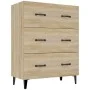 Engineered wood sideboard in Sonoma oak 69.5x34x90 cm by vidaXL, Sideboards - Ref: Foro24-812162, Price: 76,25 €, Discount: %