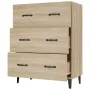 Engineered wood sideboard in Sonoma oak 69.5x34x90 cm by vidaXL, Sideboards - Ref: Foro24-812162, Price: 76,25 €, Discount: %