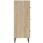 Sonoma Eiche Holzwerkstoff Anrichte 69,5x34x90 cm von vidaXL, Sideboards - Ref: Foro24-812162, Preis: 83,41 €, Rabatt: %