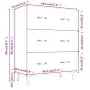 Engineered wood sideboard in Sonoma oak 69.5x34x90 cm by vidaXL, Sideboards - Ref: Foro24-812162, Price: 76,25 €, Discount: %