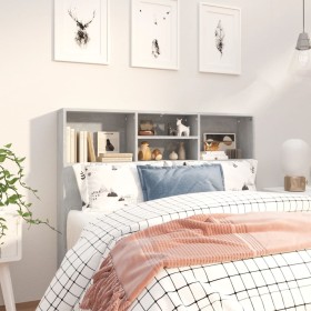 Betongraues Kopfteilmöbel 120x19x103,5 cm von vidaXL, Kopf- und Fußteile - Ref: Foro24-811857, Preis: 56,52 €, Rabatt: %