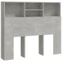 Betongraues Kopfteilmöbel 120x19x103,5 cm von vidaXL, Kopf- und Fußteile - Ref: Foro24-811857, Preis: 56,52 €, Rabatt: %