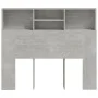 Betongraues Kopfteilmöbel 120x19x103,5 cm von vidaXL, Kopf- und Fußteile - Ref: Foro24-811857, Preis: 56,00 €, Rabatt: %