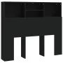 Mueble cabecero negro 120x19x103,5 cm de vidaXL, Cabeceros y pies de cama - Ref: Foro24-811854, Precio: 58,46 €, Descuento: %