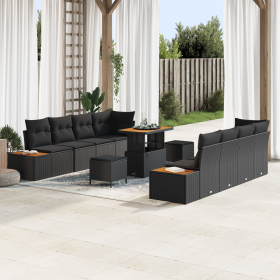 Conjunto de Sofá de Jardín de 11 Piezas con