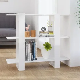 Glossy white shelving/space divider 100x30x87 cm by vidaXL, Bookcases and shelves - Ref: Foro24-811553, Price: 47,52 €, Disco...