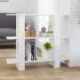 Glänzend weißes Regal/Raumteiler 100 x 30 x 87 cm von vidaXL, Bücherregale und Regale - Ref: Foro24-811553, Preis: 47,52 €, R...