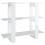 Glänzend weißes Regal/Raumteiler 100 x 30 x 87 cm von vidaXL, Bücherregale und Regale - Ref: Foro24-811553, Preis: 48,05 €, R...