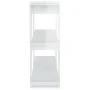 Glänzend weißes Regal/Raumteiler 100 x 30 x 87 cm von vidaXL, Bücherregale und Regale - Ref: Foro24-811553, Preis: 47,52 €, R...
