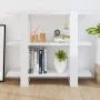 Glänzend weißes Regal/Raumteiler 100 x 30 x 87 cm von vidaXL, Bücherregale und Regale - Ref: Foro24-811553, Preis: 47,52 €, R...