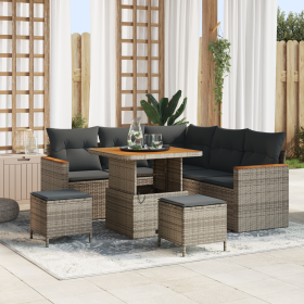 Comprar Juego de Sofás de Jardín de 8 Piezas con