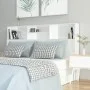 Glänzend weißes Kopfteilmöbel 160x19x103,5 cm von vidaXL, Kopf- und Fußteile - Ref: Foro24-811877, Preis: 72,59 €, Rabatt: %