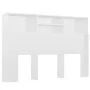 Glänzend weißes Kopfteilmöbel 160x19x103,5 cm von vidaXL, Kopf- und Fußteile - Ref: Foro24-811877, Preis: 72,59 €, Rabatt: %