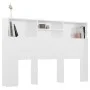 Glänzend weißes Kopfteilmöbel 160x19x103,5 cm von vidaXL, Kopf- und Fußteile - Ref: Foro24-811877, Preis: 72,59 €, Rabatt: %