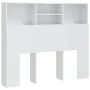 Glänzend weißes Kopfteilmöbel 120x19x103,5 cm von vidaXL, Kopf- und Fußteile - Ref: Foro24-811859, Preis: 63,19 €, Rabatt: %