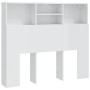 Glänzend weißes Kopfteilmöbel 120x19x103,5 cm von vidaXL, Kopf- und Fußteile - Ref: Foro24-811859, Preis: 63,97 €, Rabatt: %