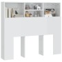 Glänzend weißes Kopfteilmöbel 120x19x103,5 cm von vidaXL, Kopf- und Fußteile - Ref: Foro24-811859, Preis: 63,97 €, Rabatt: %