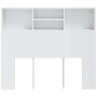 Glänzend weißes Kopfteilmöbel 120x19x103,5 cm von vidaXL, Kopf- und Fußteile - Ref: Foro24-811859, Preis: 63,97 €, Rabatt: %