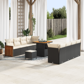 Comprar Juego de Sofás de Jardín de 11 Piezas con