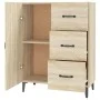 Sideboard aus Sonoma-Eichenholzwerkstoff, 69,5 x 34 x 90 cm von vidaXL, Sideboards - Ref: Foro24-812180, Preis: 87,25 €, Raba...