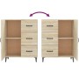Sonoma Oak Engineered Wood Sideboard 69.5x34x90 cm by vidaXL, Sideboards - Ref: Foro24-812180, Price: 88,38 €, Discount: %