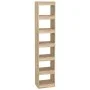 Shelving/space divider Sonoma oak color 40x30x198 cm by vidaXL, Bookcases and shelves - Ref: Foro24-811640, Price: 73,63 €, D...