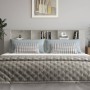 Betongraues Kopfteilmöbel 220x18,5x104,5 cm von vidaXL, Kopf- und Fußteile - Ref: Foro24-811965, Preis: 88,64 €, Rabatt: %