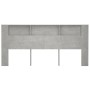 Betongraues Kopfteilmöbel 220x18,5x104,5 cm von vidaXL, Kopf- und Fußteile - Ref: Foro24-811965, Preis: 88,64 €, Rabatt: %