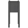 Jardinera de madera maciza de pino gris 31x31x70 cm de vidaXL, Maceteros y jardineras - Ref: Foro24-810783, Precio: 30,23 €, ...