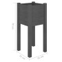 Solid gray pine wood planter 31x31x70 cm by vidaXL, Pots and planters - Ref: Foro24-810783, Price: 27,45 €, Discount: %