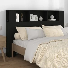 Schwarzes Kopfteilmöbel 160x18,5x104,5 cm von vidaXL, Kopf- und Fußteile - Ref: Foro24-811935, Preis: 67,24 €, Rabatt: %