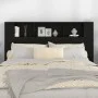 Mueble cabecero negro 160x18,5x104,5 cm de vidaXL, Cabeceros y pies de cama - Ref: Foro24-811935, Precio: 67,23 €, Descuento: %
