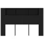 Mueble cabecero negro 160x18,5x104,5 cm de vidaXL, Cabeceros y pies de cama - Ref: Foro24-811935, Precio: 67,23 €, Descuento: %