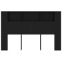 Schwarzes Kopfteilmöbel 160x18,5x104,5 cm von vidaXL, Kopf- und Fußteile - Ref: Foro24-811935, Preis: 68,05 €, Rabatt: %