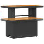 Juego de Sofá de Jardín de 8 Piezas con Cojines de Ratán Poliéster Negro by , Outdoor sofas - Ref: Foro24-3363695, Price: 514...