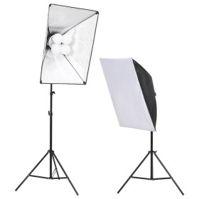 Kit de iluminación de estudio fotográfico con softboxes