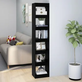 Bookshelf / room divider black 40x30x198 cm by vidaXL, Bookcases and shelves - Ref: Foro24-811638, Price: 91,36 €, Discount: %