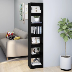 Bücherregal/Raumteiler schwarz 40x30x198 cm von vidaXL, Bücherregale und Regale - Ref: Foro24-811638, Preis: 92,84 €, Rabatt: %