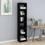 Bookshelf / room divider black 40x30x198 cm by vidaXL, Bookcases and shelves - Ref: Foro24-811638, Price: 91,36 €, Discount: %