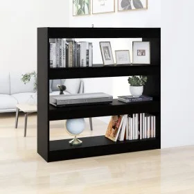 Black book shelf/space divider 100x30x103 cm by vidaXL, Bookcases and shelves - Ref: Foro24-811746, Price: 64,88 €, Discount: %
