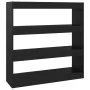Schwarzes Bücherregal/Raumteiler 100x30x103 cm von vidaXL, Bücherregale und Regale - Ref: Foro24-811746, Preis: 65,74 €, Raba...