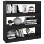 Black book shelf/space divider 100x30x103 cm by vidaXL, Bookcases and shelves - Ref: Foro24-811746, Price: 66,85 €, Discount: %