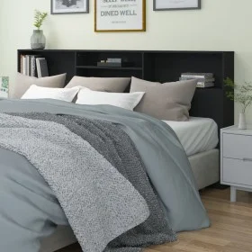 Schwarzes Kopfteilmöbel 220x19x103,5 cm von vidaXL, Kopf- und Fußteile - Ref: Foro24-811899, Preis: 75,59 €, Rabatt: %