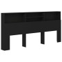 Schwarzes Kopfteilmöbel 220x19x103,5 cm von vidaXL, Kopf- und Fußteile - Ref: Foro24-811899, Preis: 76,48 €, Rabatt: %