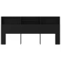 Mueble cabecero negro 220x19x103,5 cm de vidaXL, Cabeceros y pies de cama - Ref: Foro24-811899, Precio: 75,55 €, Descuento: %