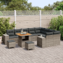 Conjunto de Sofás de Jardín de 12 Piezas con Cojines en Ratán Sintético Gris y Acacia by , Outdoor sofas - Ref: Foro24-336399...