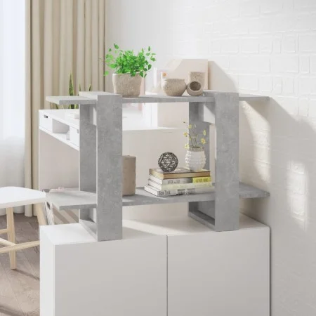 Estantería/divisor de espacios gris hormigón 80x30x51 cm de vidaXL, Librerías y estanterías - Ref: Foro24-811596, Precio: 28,...