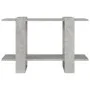 Estantería/divisor de espacios gris hormigón 80x30x51 cm de vidaXL, Librerías y estanterías - Ref: Foro24-811596, Precio: 28,...